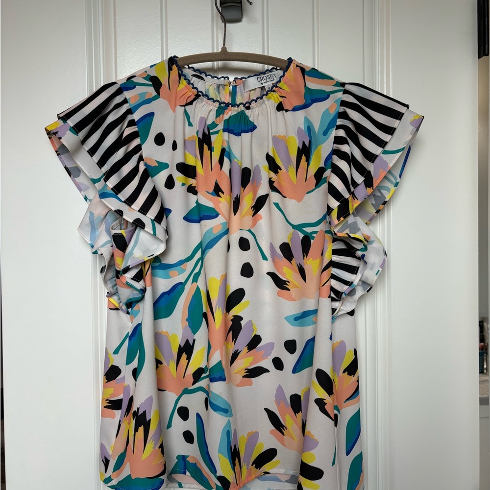 Crosby flower top ladies